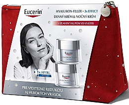 Духи, Парфюмерия, косметика Набор - Eucerin Hyaluron-Filler 3x Effect (f/cr/50ml*2)