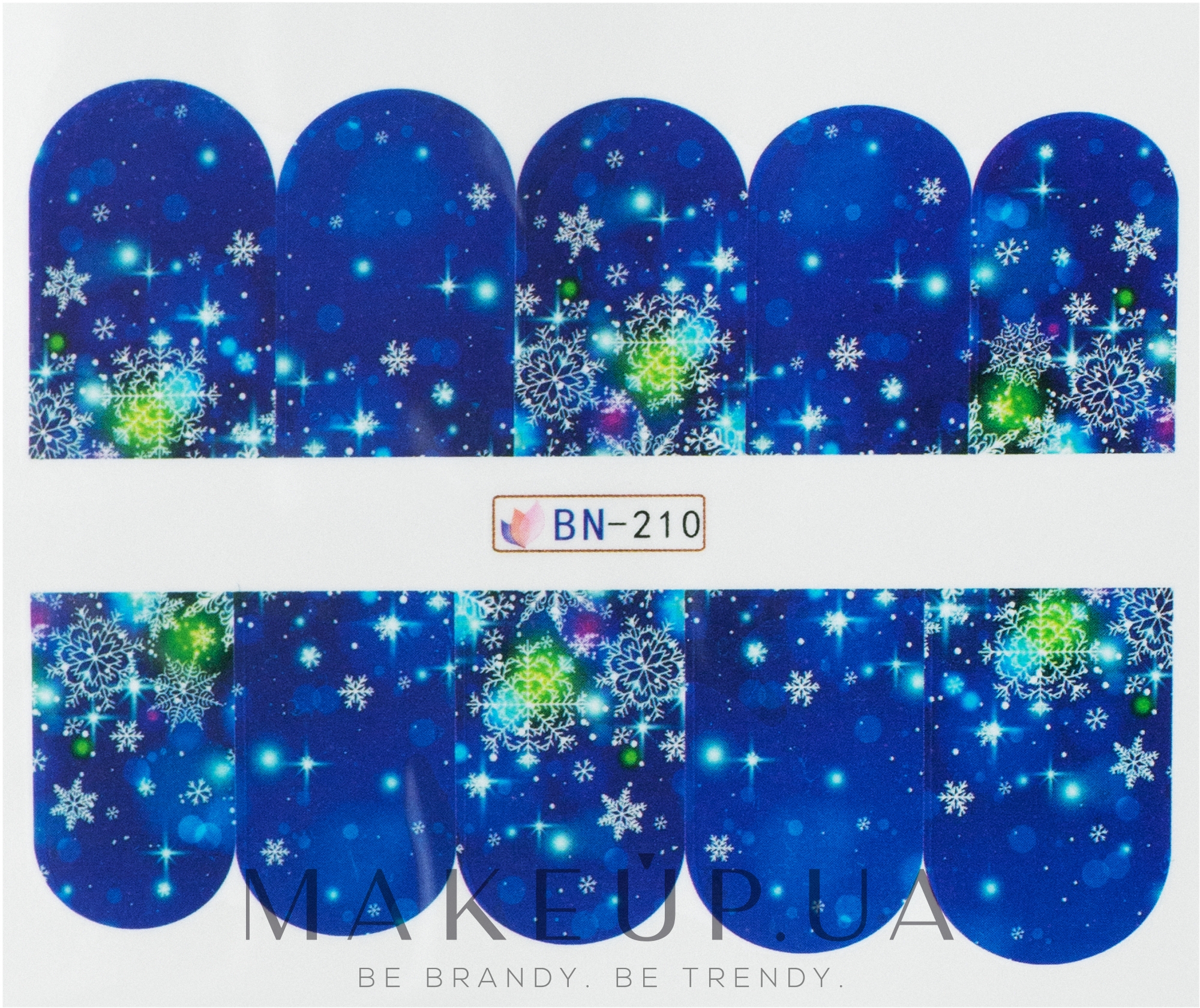 Водные наклейки для ногтей, BN - Vizavi Professional — фото BN-210