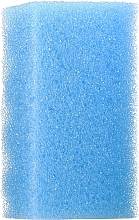 Парфумерія, косметика Банна велика губка для тіла, блакитна - Bratek