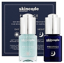 Духи, Парфюмерия, косметика Набор - Skincode Prestige Skin Renaissance Ampoule Treatment(f/ser/2x15ml)