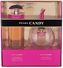 Духи, Парфюмерия, косметика Prada Candy - Набор (edp/80ml + edp/mini/7ml)