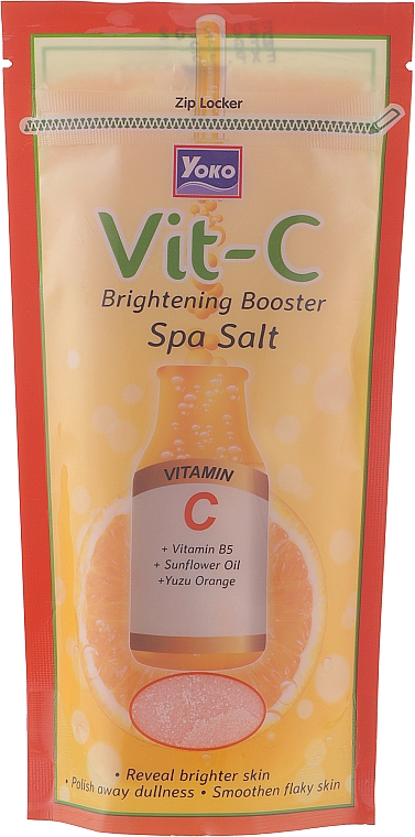 Скраб-сіль для душу - Yoko Vit-C Brighten Booster Spa Salt — фото N1