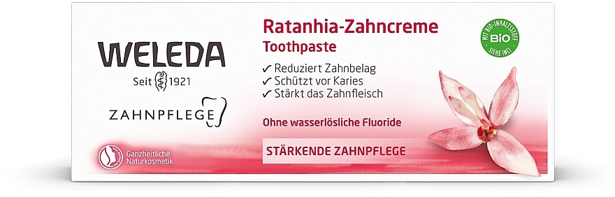 Зубна паста - Weleda Rathania-Zahncreme — фото N2
