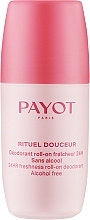Парфумерія, косметика Дезодорант кульковий - Payot 24HR Freshness Roll-On Deodorant Alcohol Free