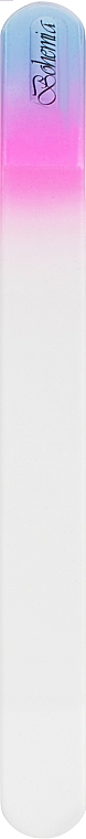 Пилочка кришталева для нігтів 08-1952, 195мм, фіолетово-рожева - SPL — фото N1