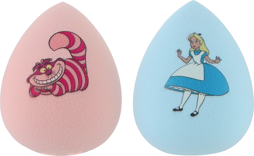 Набор спонжей для макияжа, 2 шт. - Wet N Wild Alice in Wonderland Nothing Is Impossible 2-Piece Makeup Sponge Set — фото N1