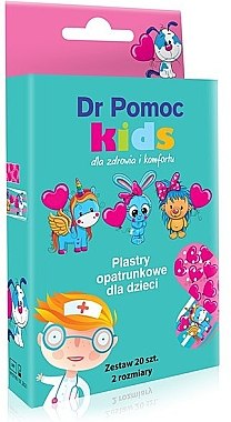 Пластирі для дітей - Dr Pomoc Kids Girls Patch — фото N1