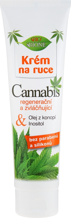 Крем для рук - Bione Cosmetics Cannabis Hand Cream — фото N1