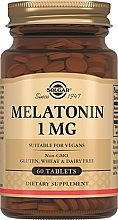 Парфумерія, косметика Дієтична добавка "Мелатонін 1 мг" - Solgar Melatonin 1 Mg