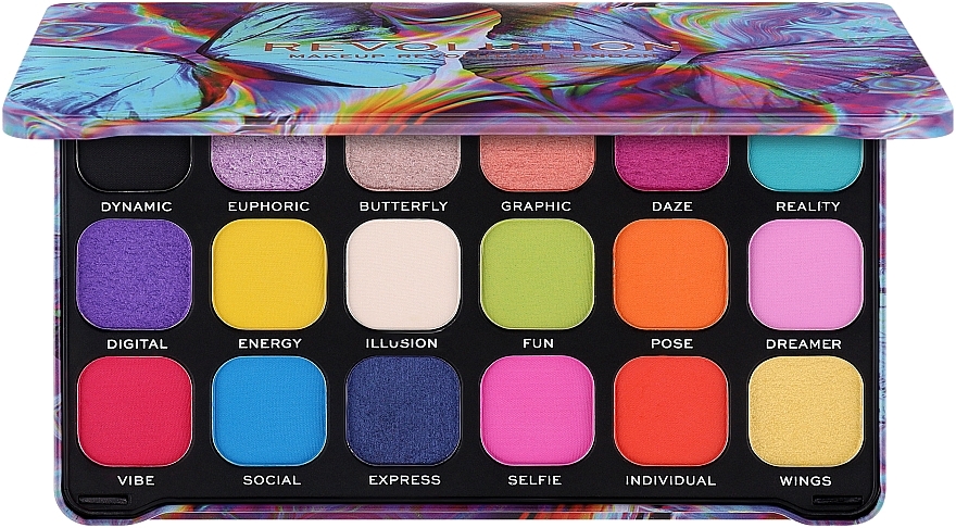 Makeup Revolution Forever Flawless Digi Butterfly Shadow Palette