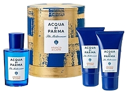 Духи, Парфюмерия, косметика Acqua Di Parma Blu Mediterraneo Arancia Di Capri - Набор (edt/100ml + b/wash/75ml + b/lot/75ml)