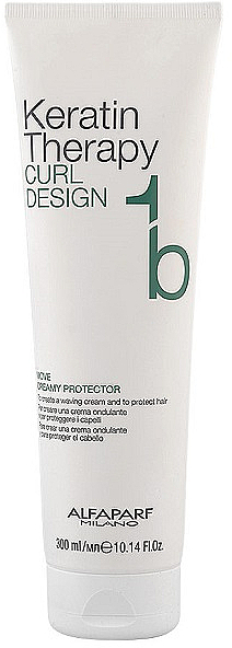 Крем активатор для создания локонов - Alfaparf Curl Design Keratin Therapy Move Creamy Protector — фото N1