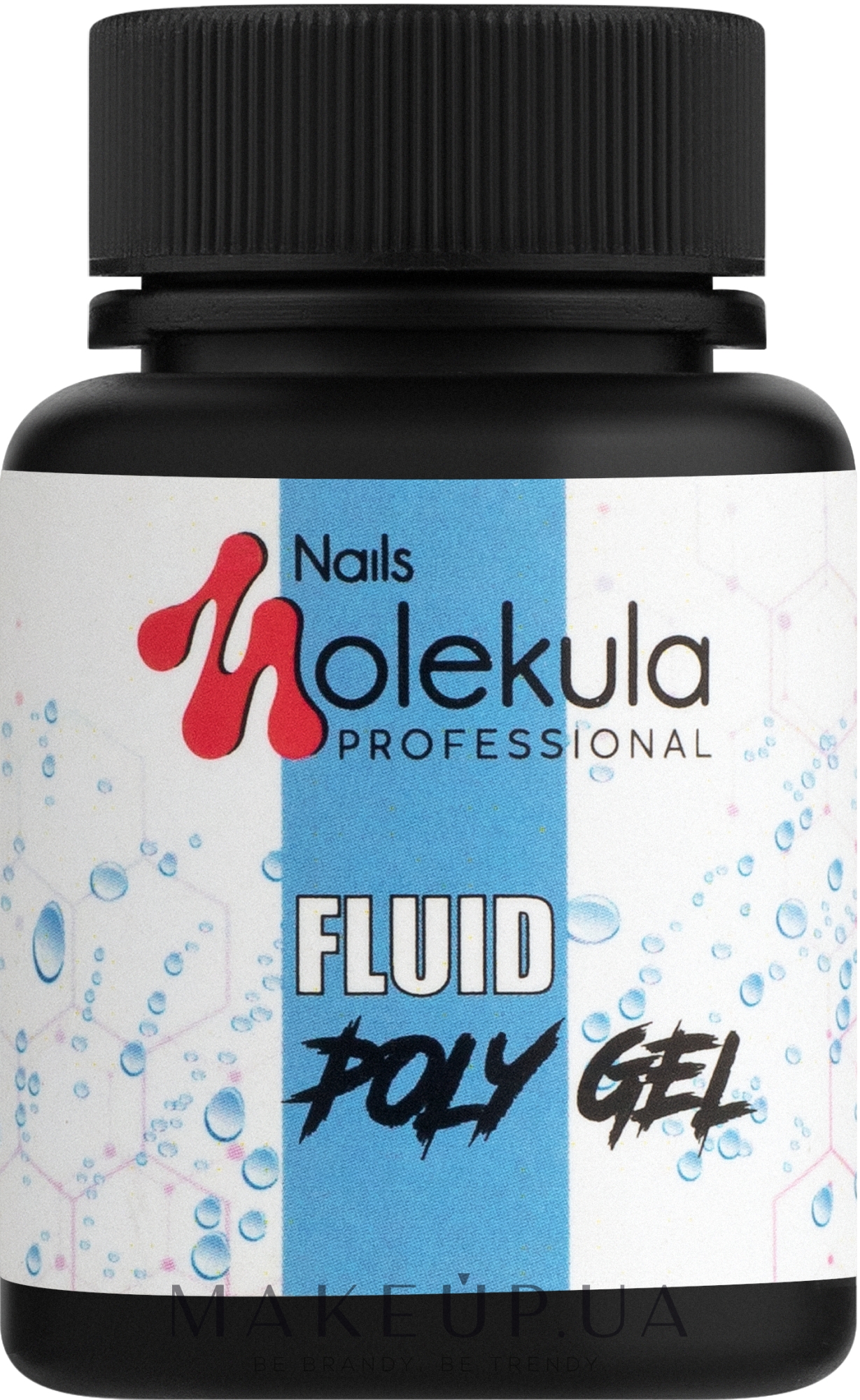 Флюїд для роботи з полігелем - Nails Molekula Fluid Poly Gel — фото 30ml
