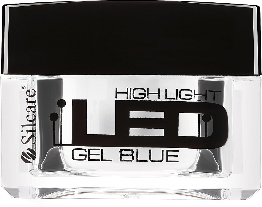 Гель для нарощування нігтів - Silcare High Light LED Blue — фото N1