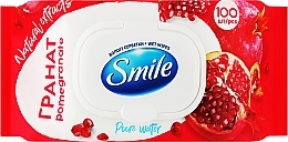 Парфумерія, косметика Вологі серветки "Гранат" з клапаном, 100 шт - Smile Ukraine