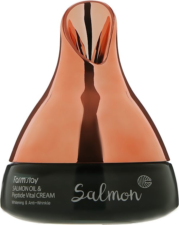 УЦЕНКА Витаминный крем с лососевым маслом и пептидами - FarmStay Salmon Oil & Peptide Vital Cream * — фото N2