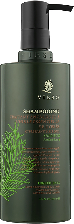 Шампунь от выпадения волос с кипарисом - Vieso Cypress Anti Hair Loss Shampoo — фото N2