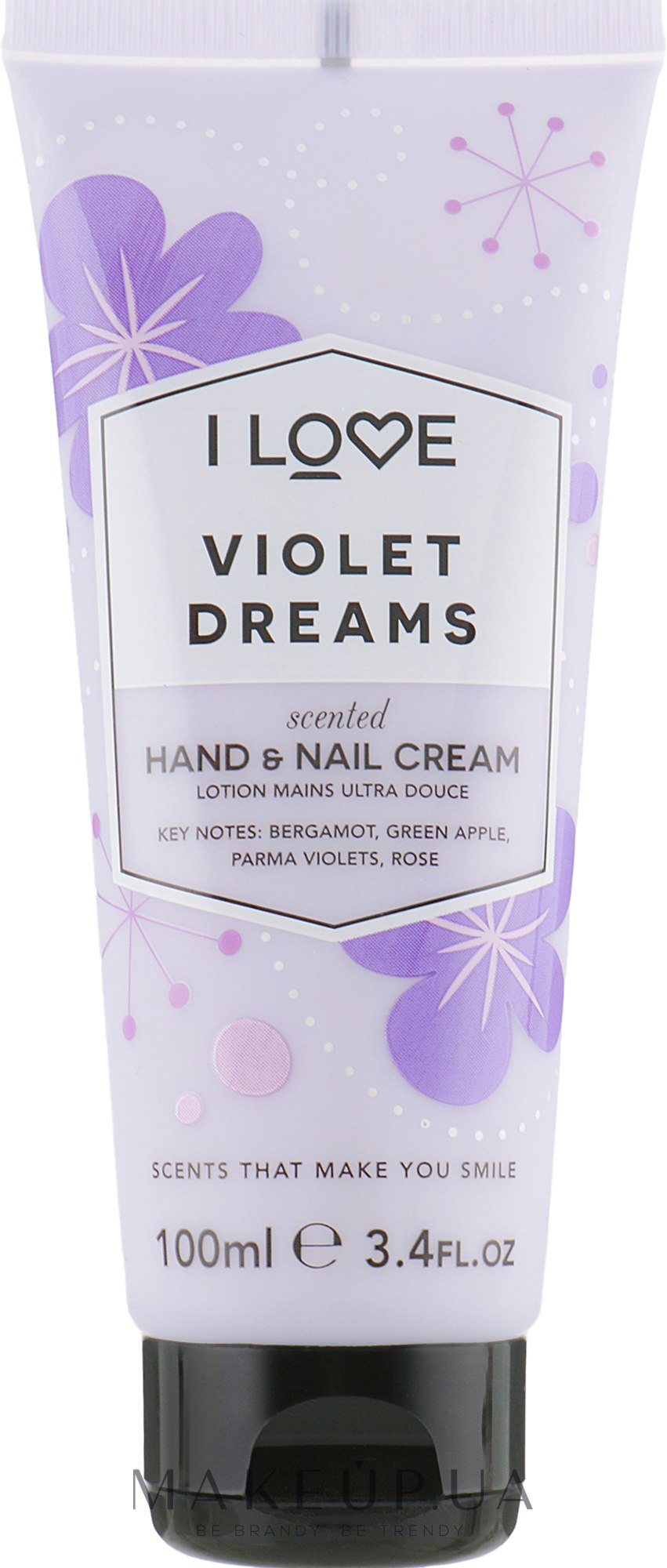 Крем для рук "Фіалкові мрії" - I Love Violet Dreams Hand and Nail Cream — фото 100ml