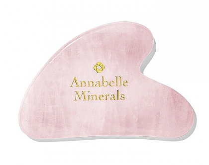 Гуаша из розового кварца для массажа лица - Annabelle Minerals