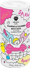Шипучая цветная соль для ванны, 250 г - Nailmatic Colored Bath Salts — фото N1
