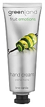 Духи, Парфюмерия, косметика Крем для рук - Greenland Fruit Emulsion Hand Cream Lime Vanilla