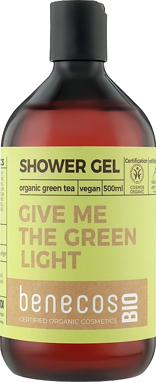 Гель для душу - Benecos Shower Gel Organic Green Tea — фото N1