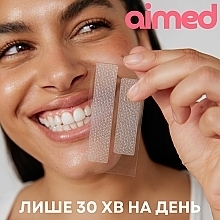 Отбеливающие полоски на 14 процедур со вкусом манго - Aimed Teeth Whitening Strips — фото N9