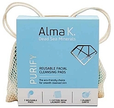 ПОДАРОК! Многоразовые подушечки для очищения лица - Alma К. Reusable Facial Cleansing Pads — фото N1