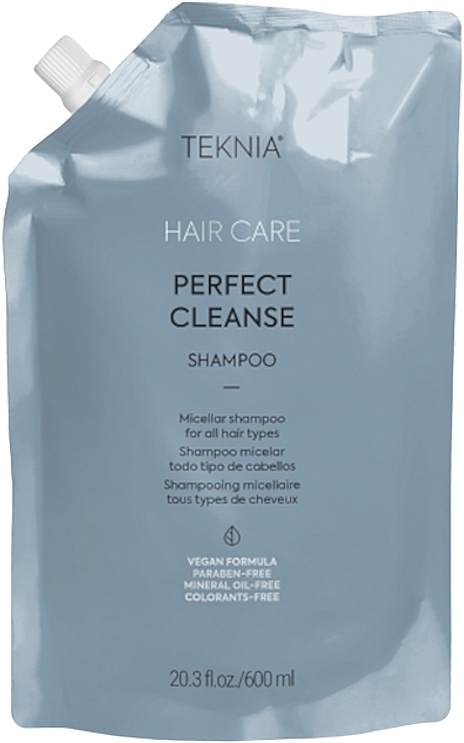 Мицеллярный шампунь для глубокого очищения волос - Lakme Teknia Perfect Cleanse Shampoo (дой-пак) — фото N1