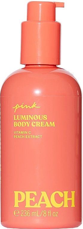 Крем для тіла з шимером - Victoria's Secret Pink Peach Luminous Body Cream — фото N1