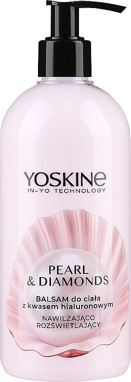 Лосьйон для тіла з гіалуроновою кислотою - Yoskine Pearl & Diamonds Body Lotion — фото N1