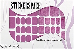 Парфумерія, косметика Дизайнерські наклейки для педикюру "Lilac pedi" - StickersSpace