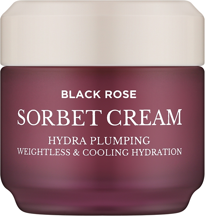 Омолаживающий крем-щербет для лица с черной розой - Heimish Blak Rose Sorbet Cream — фото N1