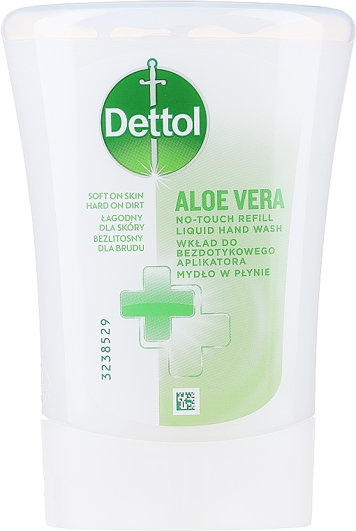 Запасной блок с антибактериальным жидким мылом "Алоэ Вера" - Dettol  — фото N1