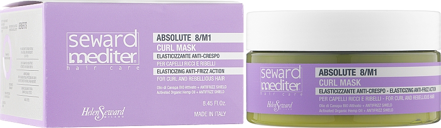 Дисциплинирующая маска для волос - Helen Seward Absolute 8/M1 Curl Mask — фото N1