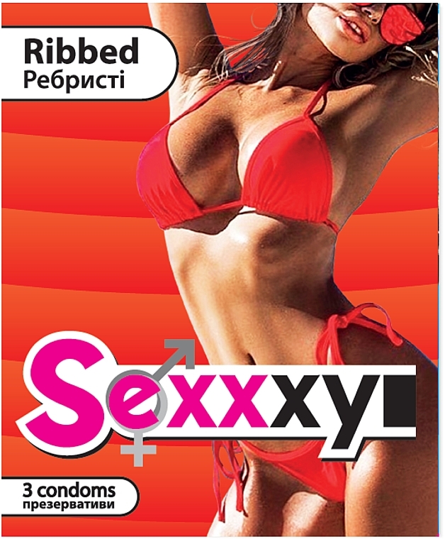 Презервативи "Ribbed" - Sexxxyi