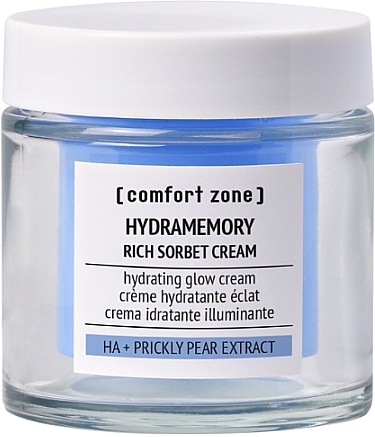 Насыщенный крем-сорбет для глубоко увлажнения и сияния - Comfort Zone Hydramemory Rich Sorbet Cream — фото N3
