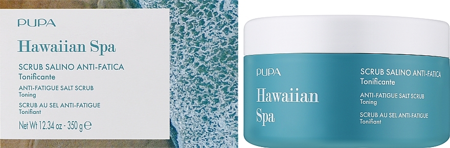 Скраб для тела против усталости - Pupa Hawaiian Spa Anti-Fatigue Salt Scrub Toning — фото N2