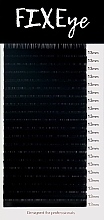 Парфумерія, косметика Вії для нарощування, 20 ліній, одна довжина, чорні, вигин C, товщина 0.07 мм, довжина 13 мм - FIXEye Silk Lash