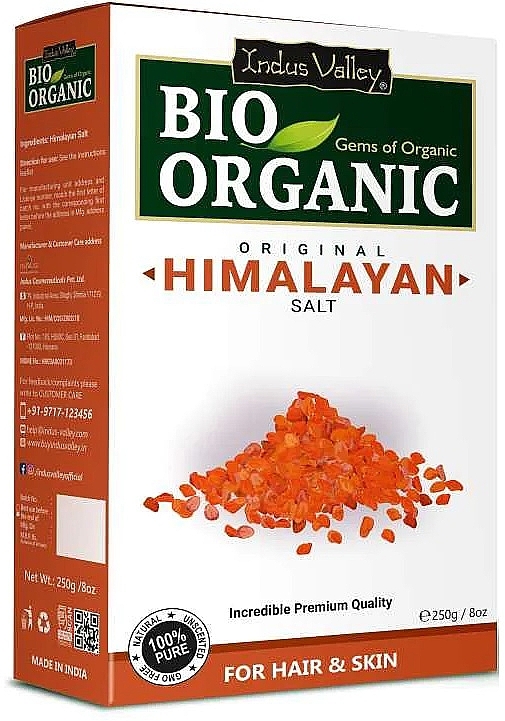 Соль "Гималайская" - Indus Valley Bio Organic Original Himalayan Salt — фото N1