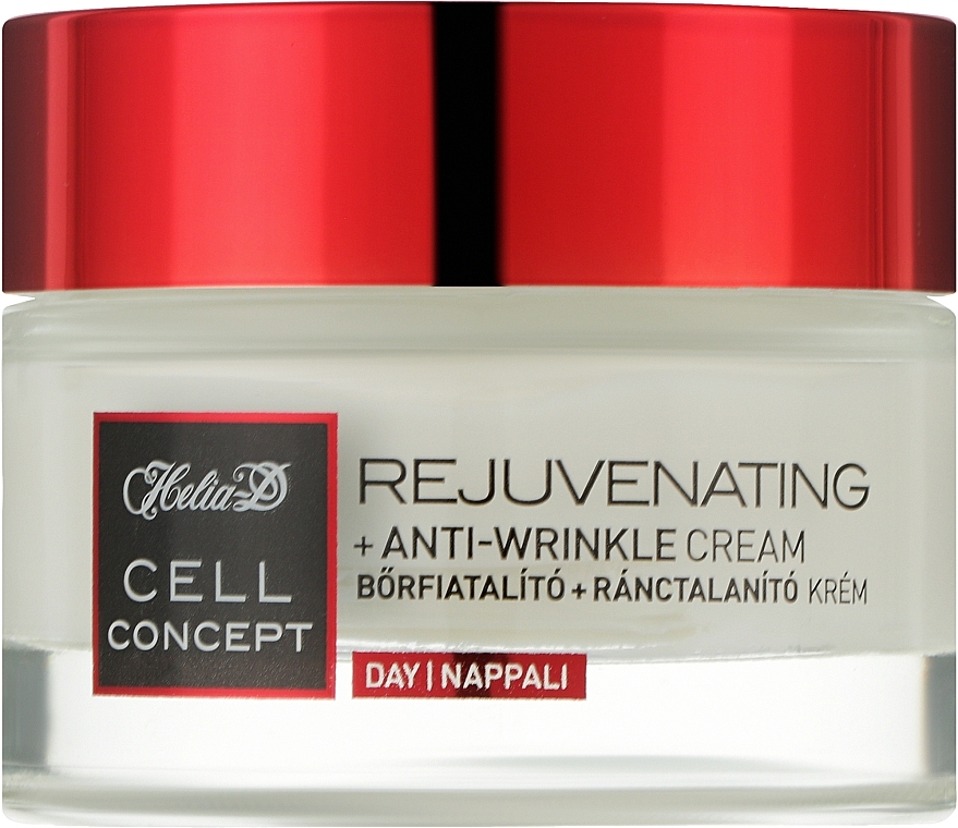 Крем денний для обличчя проти зморшок, 65+ - Helia-D Cell Concept Cream — фото N1
