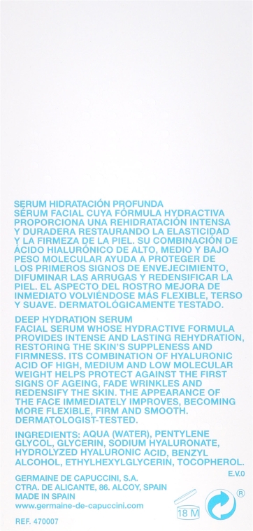 Сироватка для глибокого зволоження - Germaine de Capuccini HydraCure Hyaluronic Force — фото N3