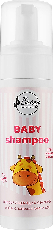 Натуральний дитячий шампунь-пінка для дівчаток - Beany — фото N1