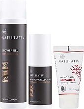 Парфумерія, косметика Набір - Naturativ Men (sh/gel/250ml + cr/50ml + h/balm/50ml)