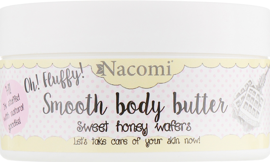 Масло для тела "Сладкие медовые вафли" - Nacomi Smooth Body Butter Sweet Honey Wafers — фото N2