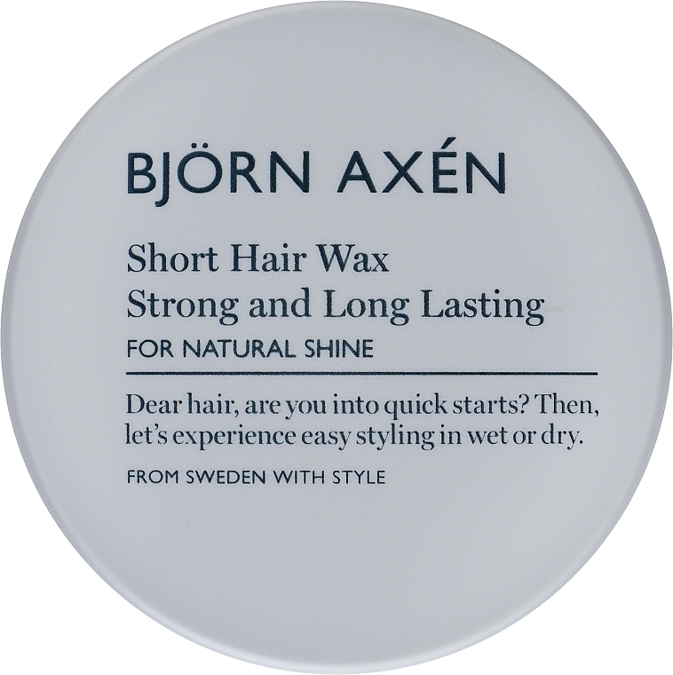 Воск для коротких волос - BjOrn AxEn Short Hair Wax — фото N1