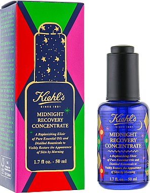 Ночной восстанавливающий концентрат для лица - Kiehl's Midnight Recovery Concentrate New Year Edition