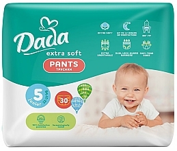 Трусики-підгузки "Extra Soft" 5 Junior (12-17 кг, 30 шт.) - Dada — фото N1