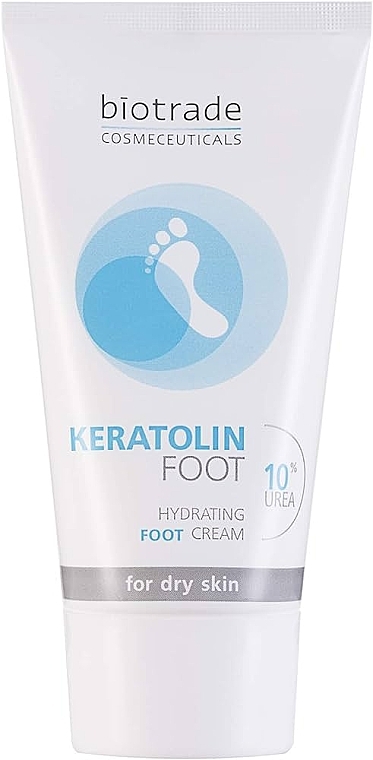 Крем для ніг зволожувальний з 10% сечовини - Biotrade Keratolin Hydrating Foot Cream 10% Urea — фото N1