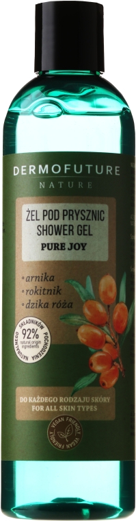 Гель для душа "Арника, ракитник, дикая роза" - Dermofuture Pure Joy Shower Gel — фото N1